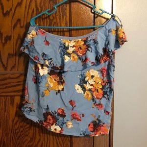 Floral One Shoulder Blouse